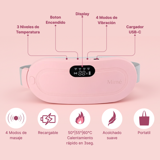 Mimé™ | Almohadilla térmica masajeadora